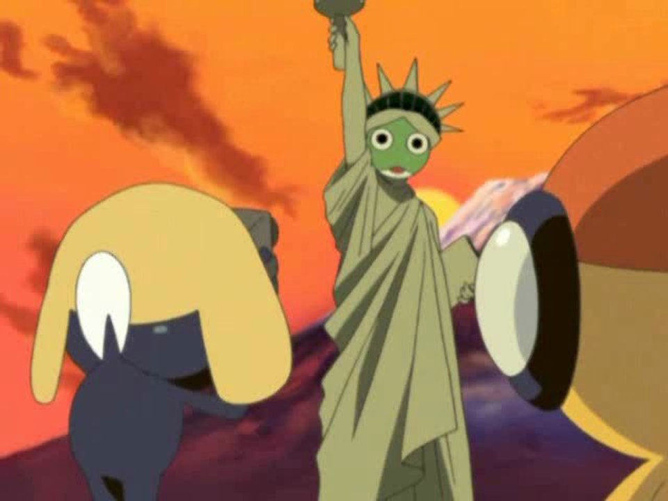 Sarxento Keroro - A tropa Keroro debuta na tele