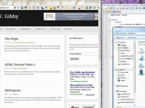 HTML5 Tutorial 3.0 - header tag