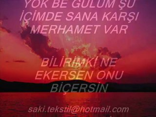 duygusal siir TEFEKKÜR
