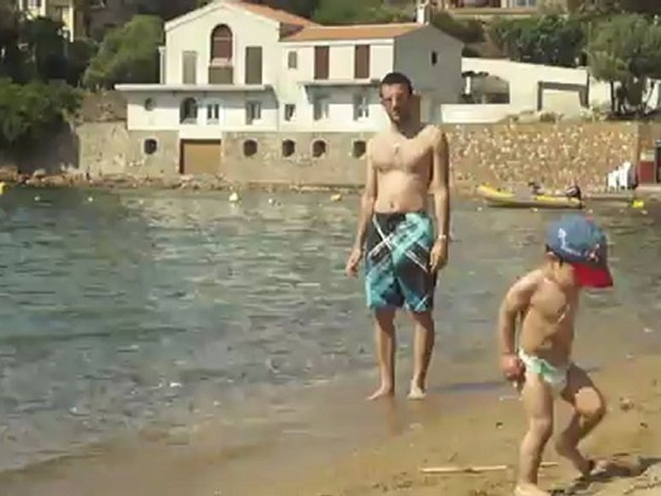 Course sur la plage