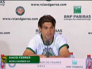 Roland Garros, 2e tour - Ferrer : “J’ai été consistant”