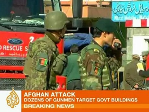 Taliban attacks target Afghan government
