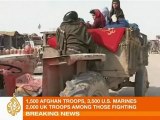 Nato-Afghan forces take on Taliban in Helmand province