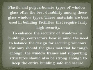 Window Safety and Security
