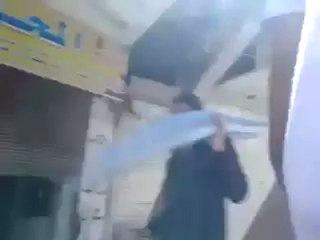 Syria فري برس دمشق دف الشوك حي الشربجي اضراب31 5 2012 Damascus