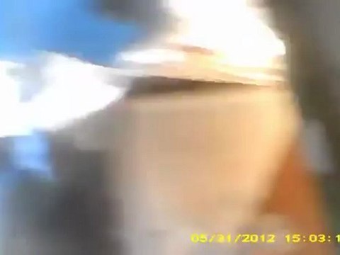 Syria فري برس دمشق نهر عيشة اضراب عام لليوم الثامن على التوالي 31 5 2012 Damascus