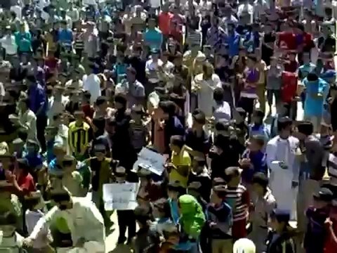 Syria فري برس إدلب بلدة الهبيط صباحية حاشدة تطالب بتسليح الثوار الخميس 31 5 2012 Idlib