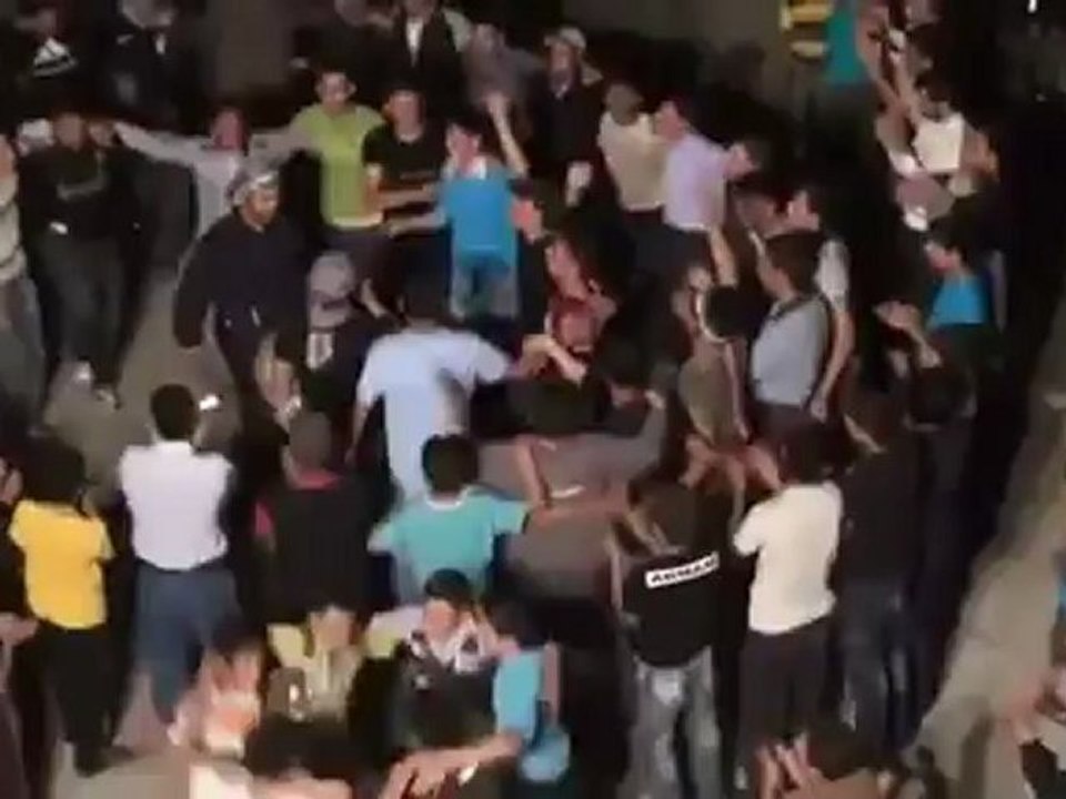 Syria فري برس درعا نصيب مظاهرة مسائية تضامنا مع المدن المنكوبة 30 5 2012 Daraa