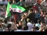 Syria فري برس درعا مدينة بصر الحرير مظاهرة خرجت نصرة لحمص والمدن المنكوبة 30 5 2012 Daraa