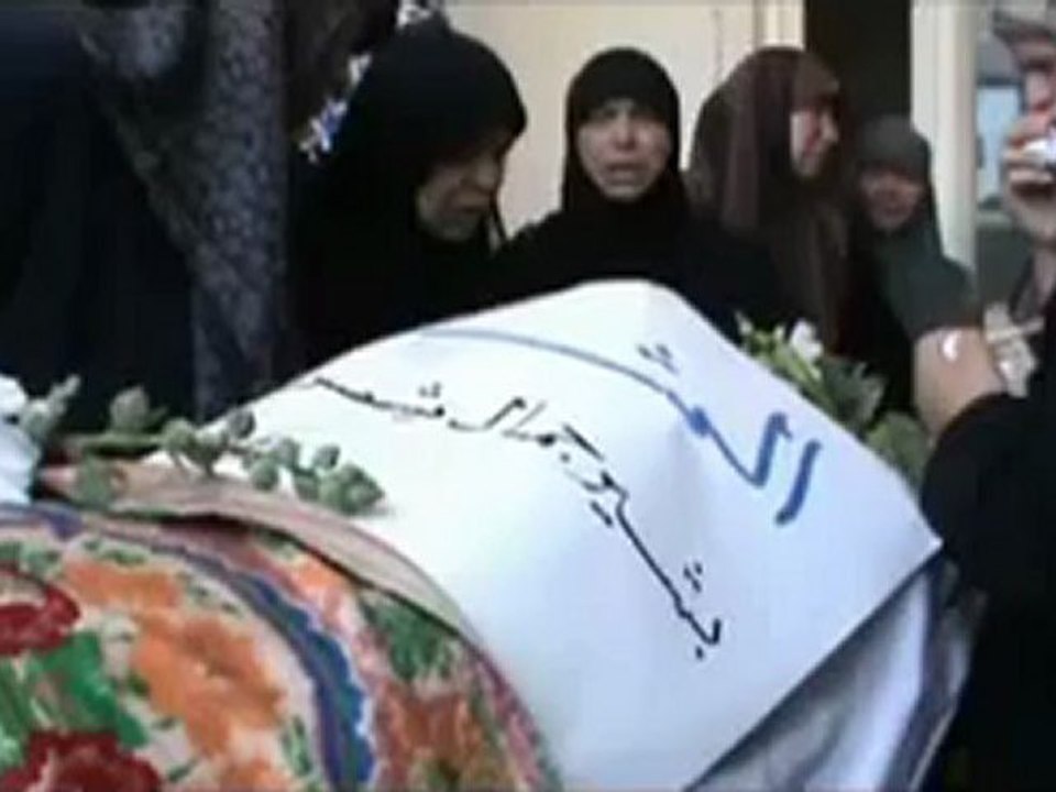 Syria فري برس  حمص القصير وداع الشهيد بشير جمال شمس الدين  29 5 2012 Homs