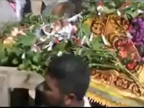 Syria فري برس حمص القصير تشيع الشهداء بشير ومحسن ومروان ورضوان 30 5 2012 Homs