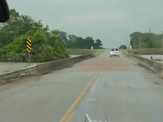 Flooded land west of Memphis USA