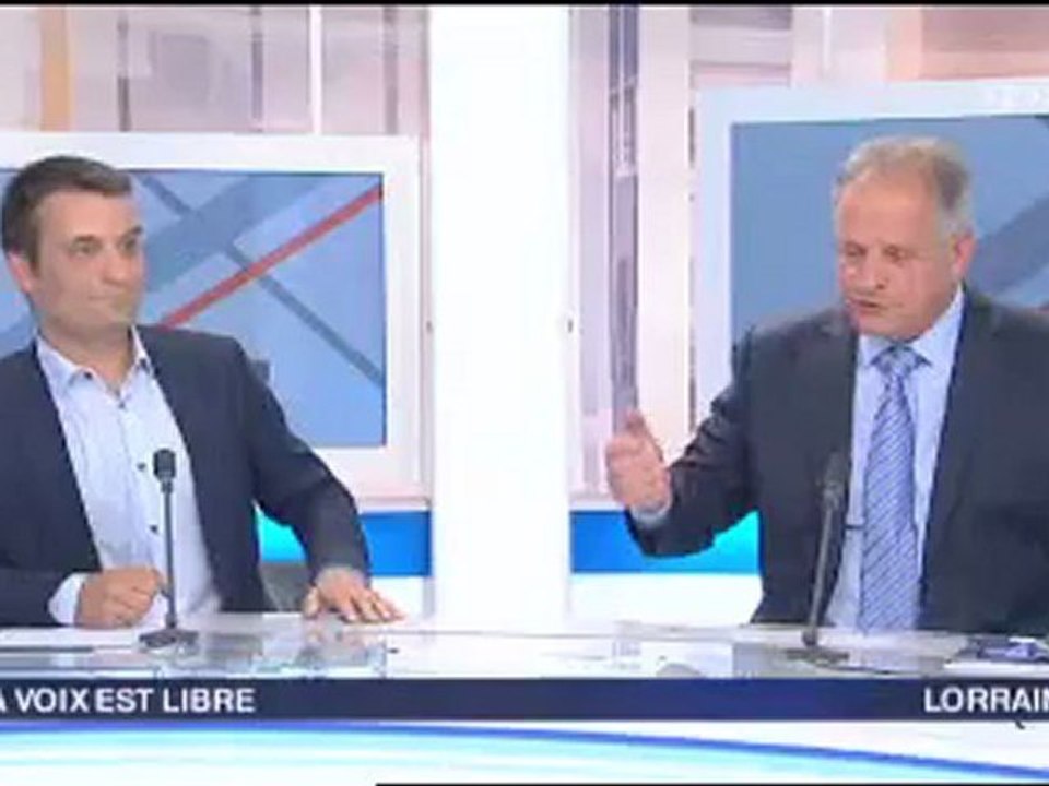 Florian Philippot sur France 3 Lorraine - Insécurité