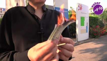 Les billets de banque brûlent à Lyon !