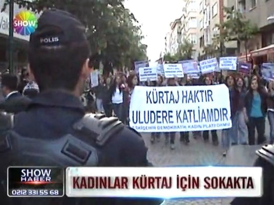 Kadınlardan kürtaj eylemi - 01 haziran 2012