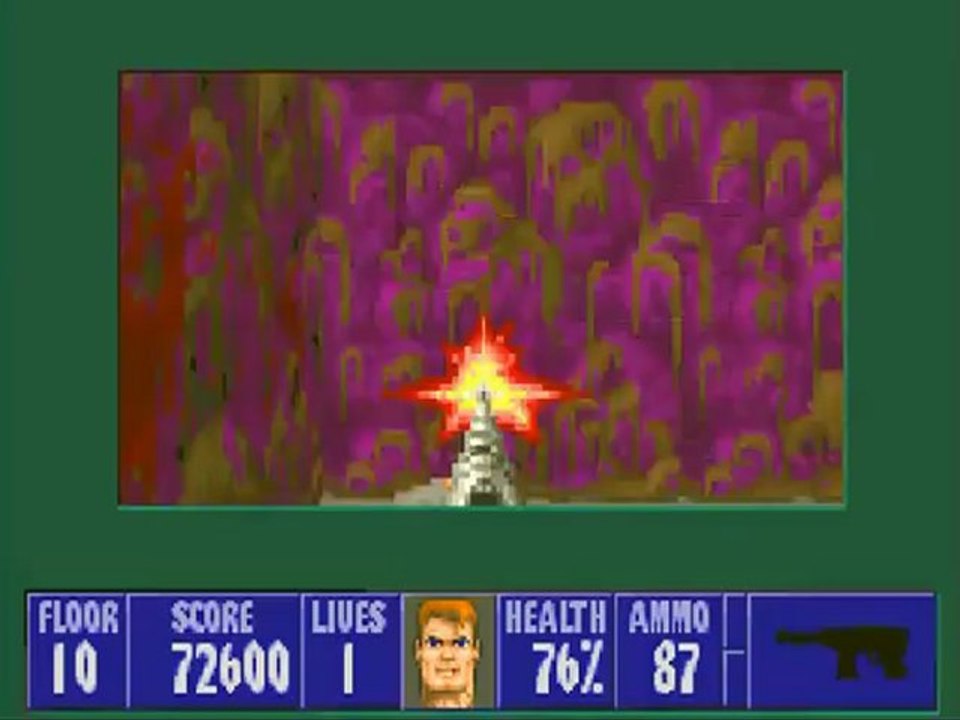 Retro-gaming Wolfenstein 3D (PC)