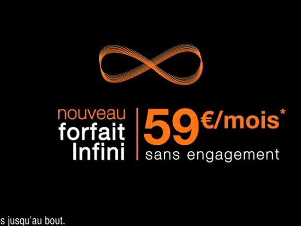 Nouveau forfait smartphone infini
