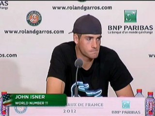 Roland Garros, 2e tour - Isner : "PHM méritait de gagner"