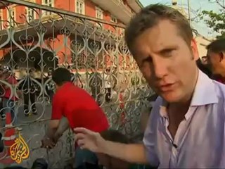 Thailand's Red Shirts in blood protest