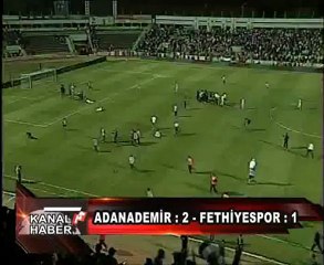 ADANADEMİRSPOR : 2 - FETHİYESPOR : 1 MAÇ ÖZETİ__KANALF