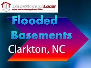 How to Deal with Flooded Basements in Clarkton, NC