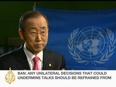 Ban Ki-moon speaks to Al Jazeera
