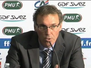 Bleus - Blanc : "Pas prêts physiquement"