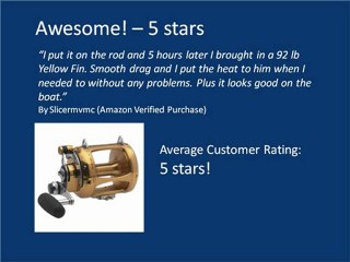 Penn Gold Label Series International V Two Speed Reel