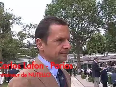 Carlos Laffon-Parias, entraîneur du 19, Nutello : Une course très ouverte, on va tenter le coup