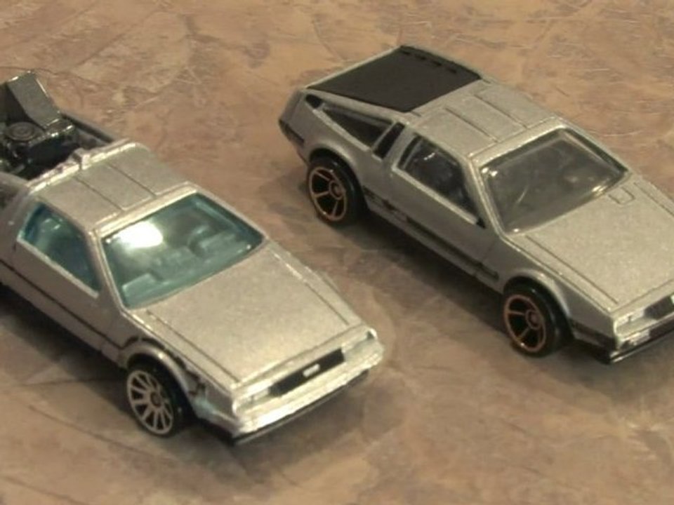 Classic Toy Room - BACK TO THE FUTURE TIME MACHINE DeLorean Hot Wheels review
