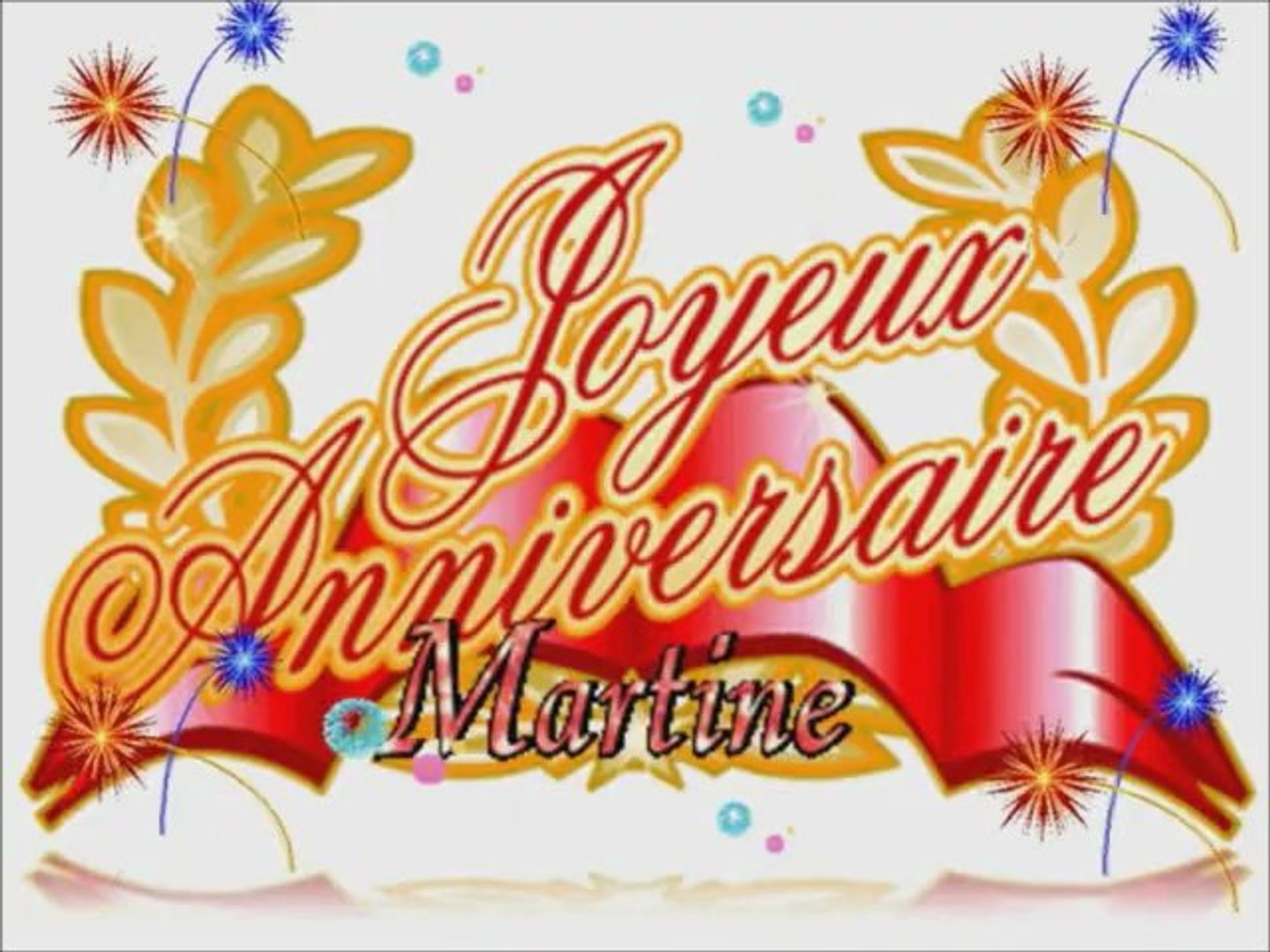 Joyeux Anniversaire Martine