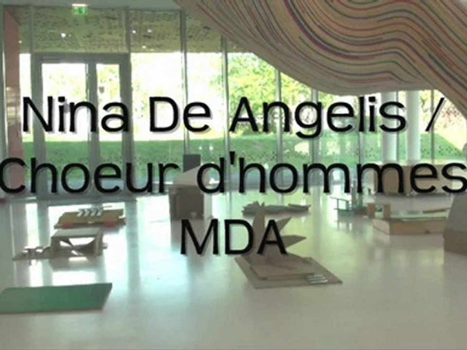 Maison des Arts : Ballade en ville1, Nina de Angelis/Choeur d'hommes