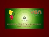 Microsoft Press Conference E3 2012 - Live Streaming