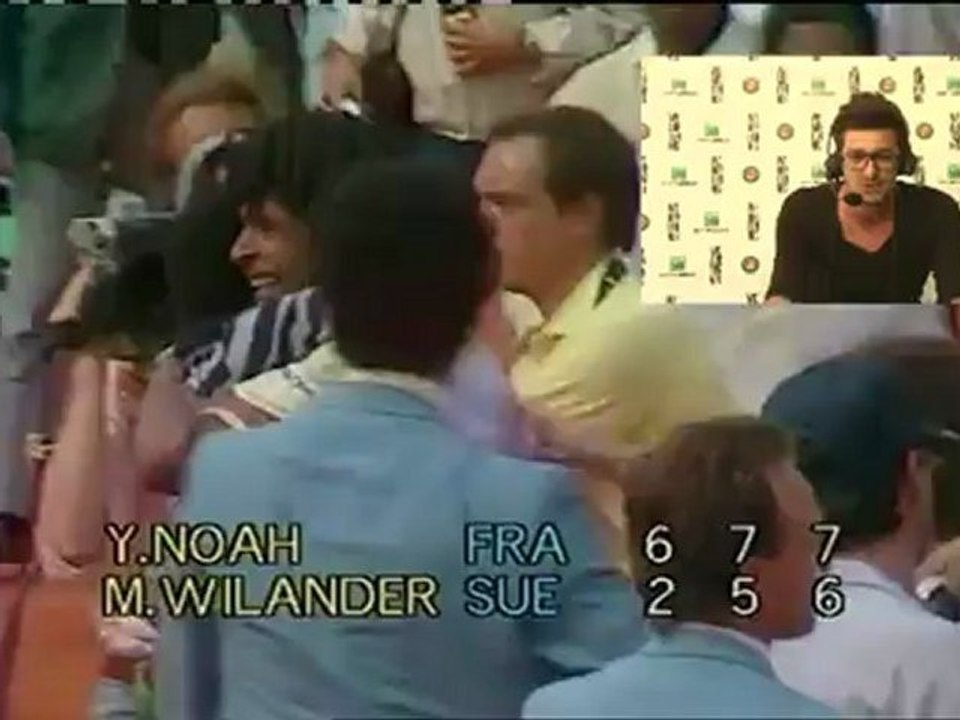 Vendredi 1 juin 2012 - Noah vs Wilander - Emmanuel