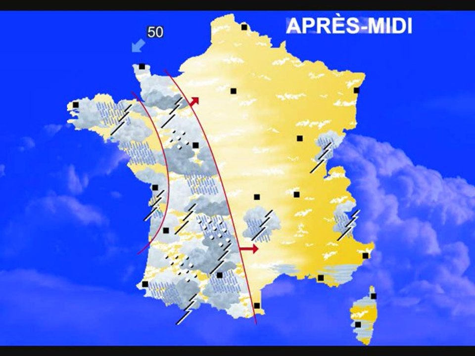 Météo 2 juin 2012: Orages violents ce week-end !