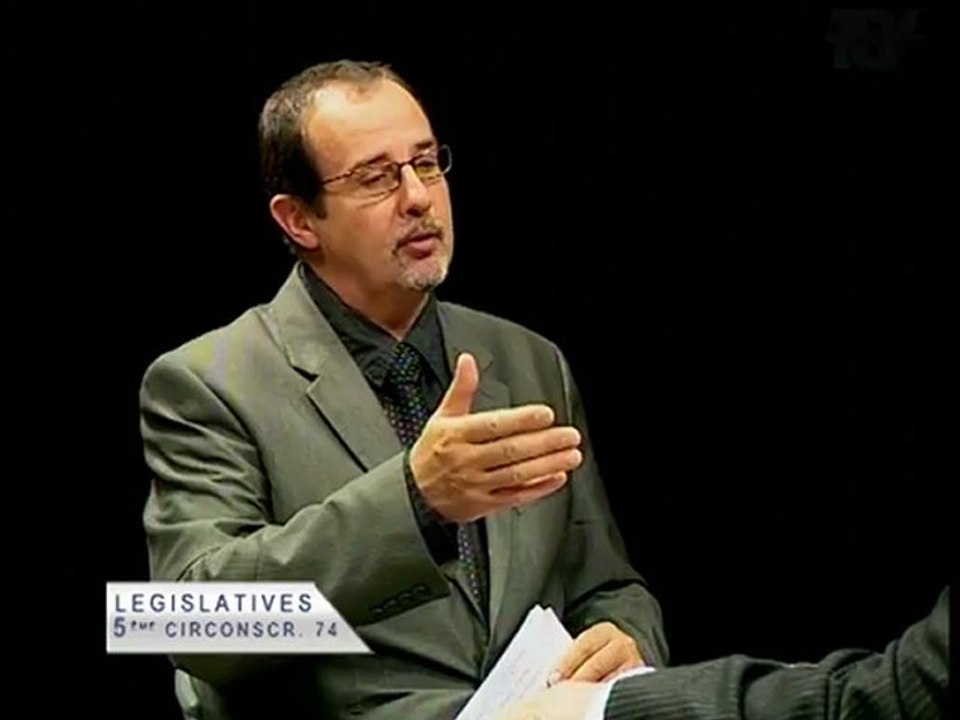 Le Député Marc FRANCINA, invité du journaliste Gilles Meunier sur TV8 Mont Blanc