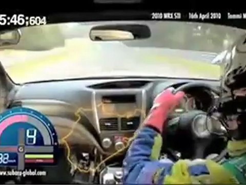 Makinen bate el record de Subaru en Nurburgring