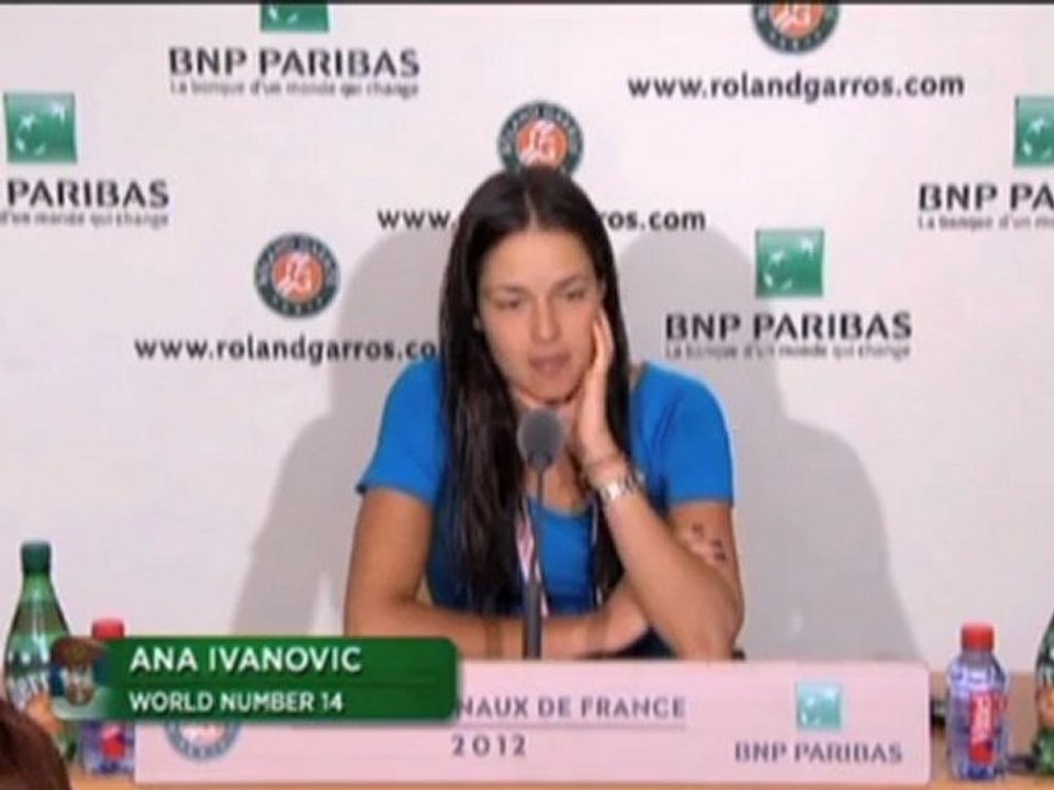 French Open: Ivanovic: 'Ich war sehr aggressiv'