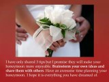 3 Tips for planning your honeymoon;Weddings in Salt Lake
