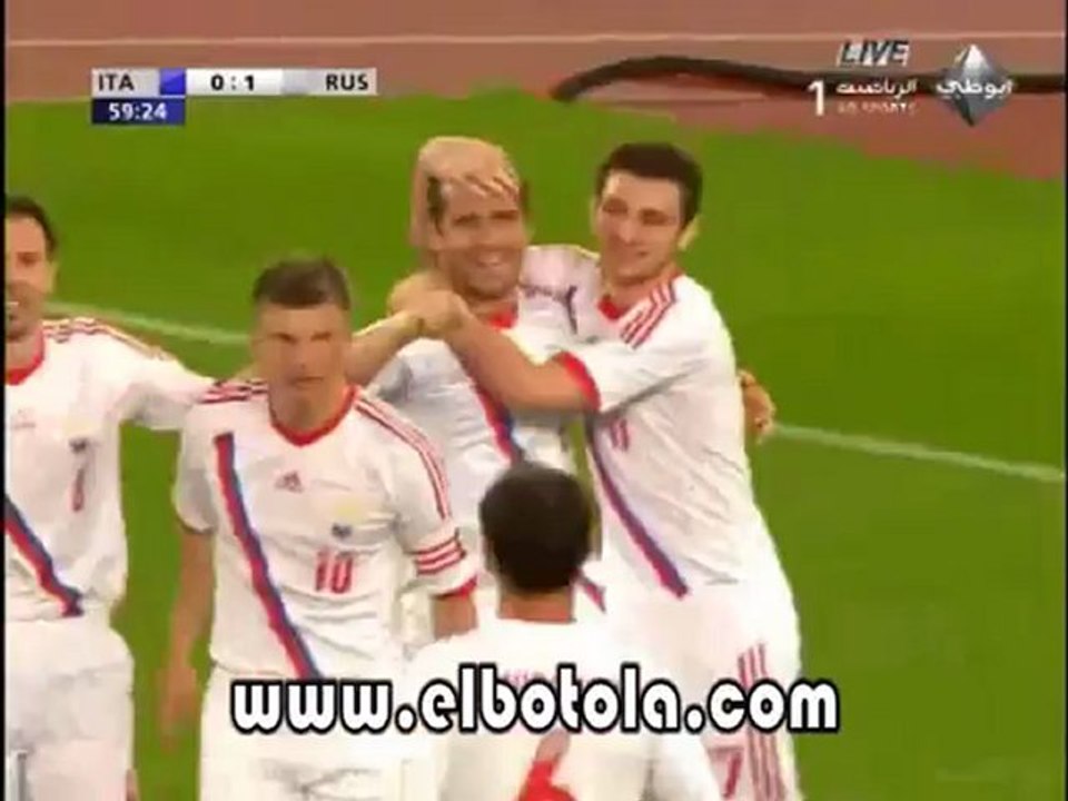 الهدف الأول لروسيا ضد إيطاليا