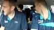 Cinco jugadores del Estudiantes en un Audi Q3