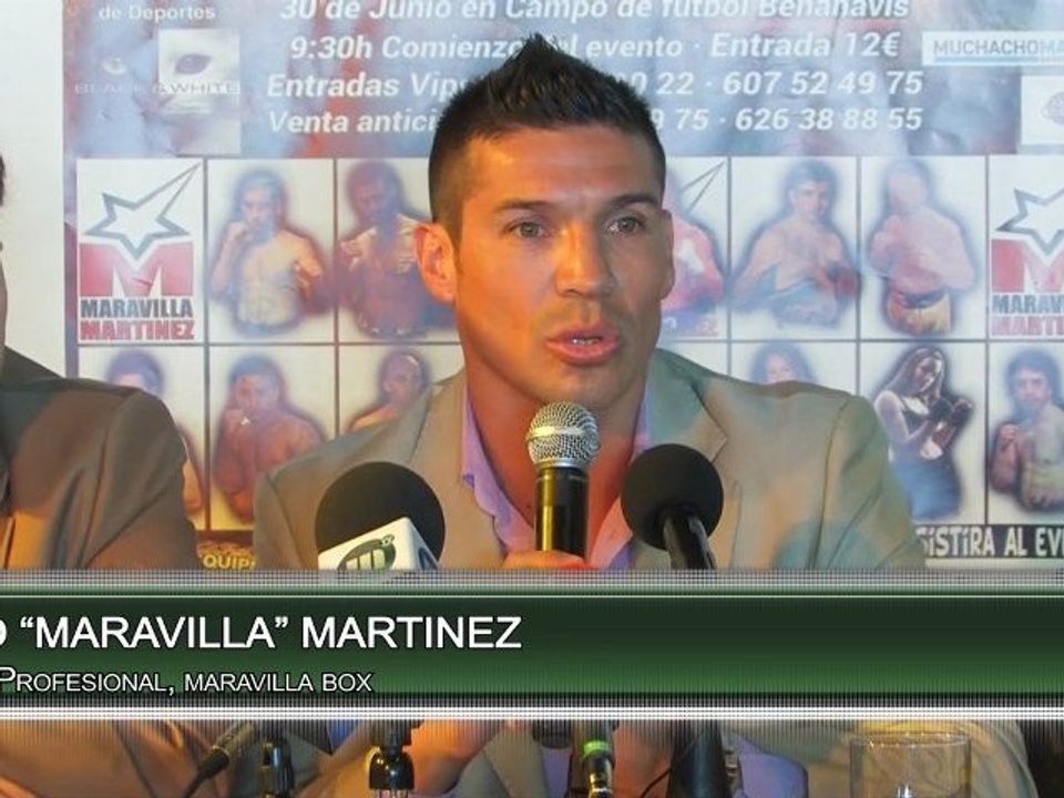 Sergio Maravilla Martinez, levantará el boxeo en España. Rueda de Prensa Integra Marbella y Benahavis