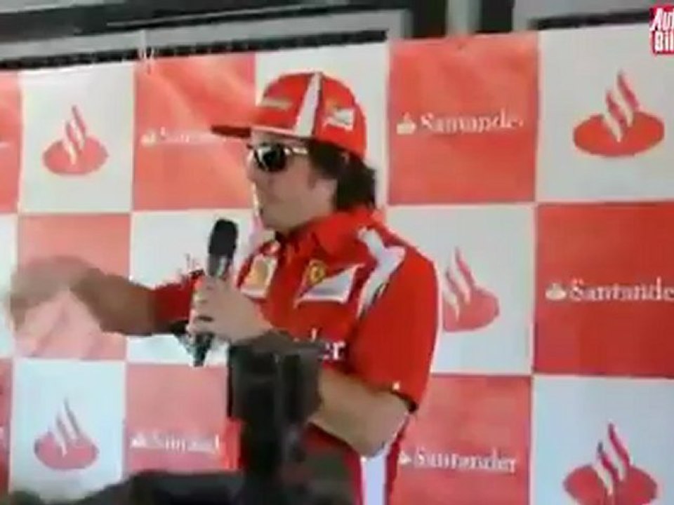 Fernando Alonso explica los trucos del Circuito del Jarama