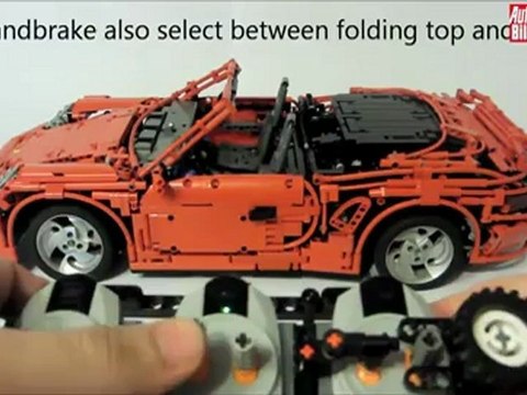 Video: LEGO Porsche 911 (997) Turbo Cabriolet PDK