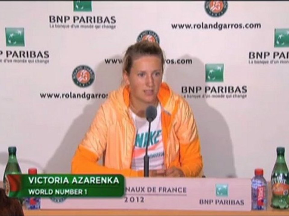 French Open: Azarenka: 'Es war schon sehr dunkel'