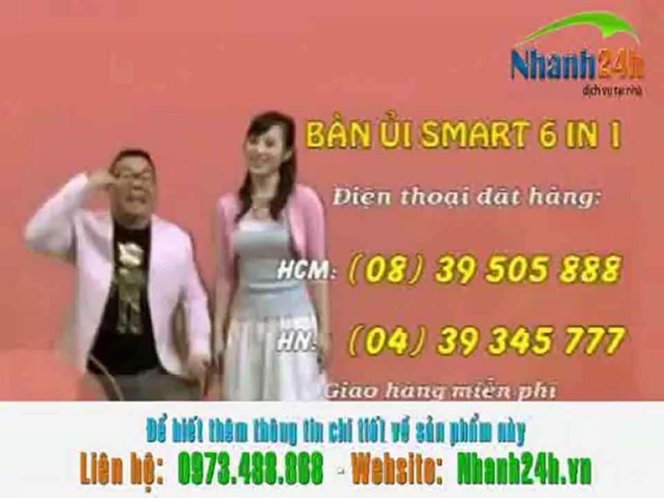 Bàn là hơi nước Smart 6 trong 1 - Nhanh24.vn