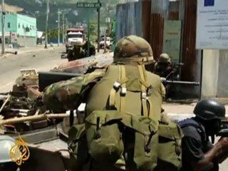 Fighting rages in Jamaica