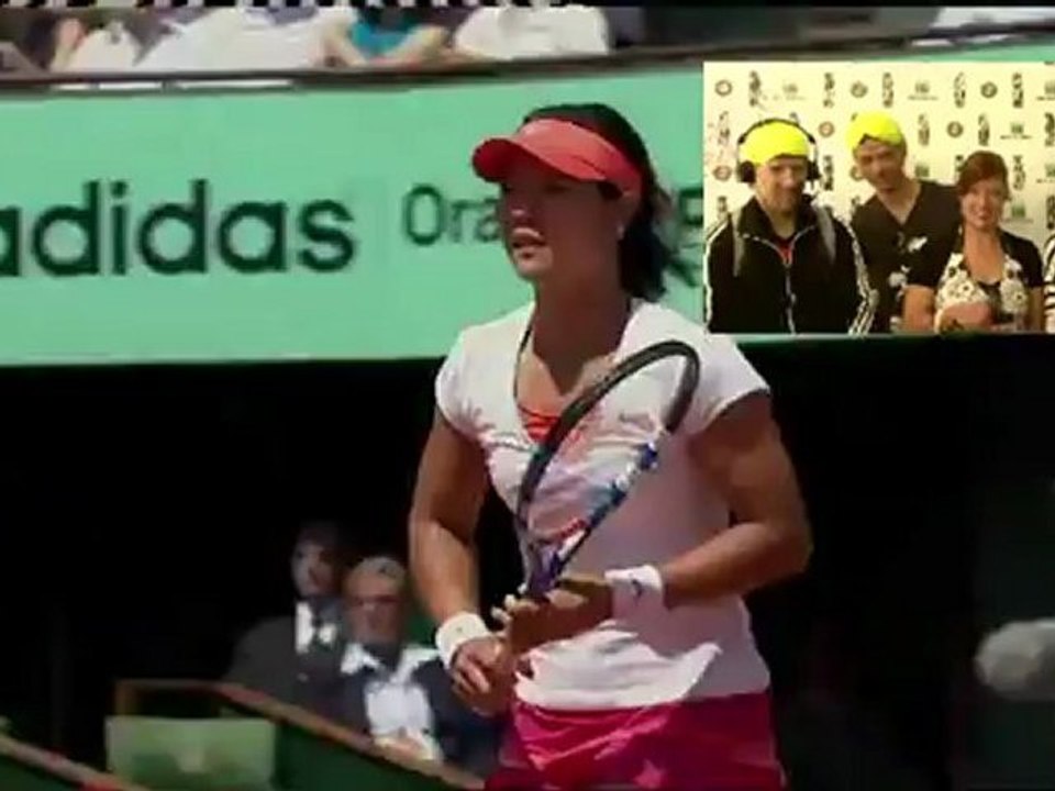Samedi 2 juin 2012 -LI vs Sharapova - Bas & Rob & Christel & Bernadette