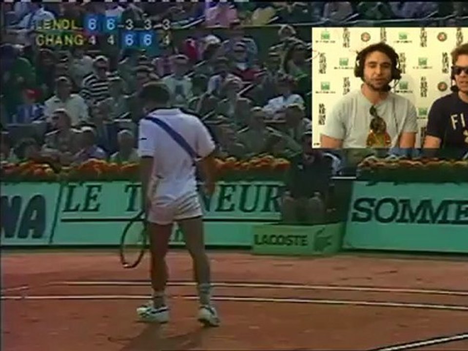 Samedi 2 juin 2012 - Chang vs Lendl - Alexandre & Jérémy