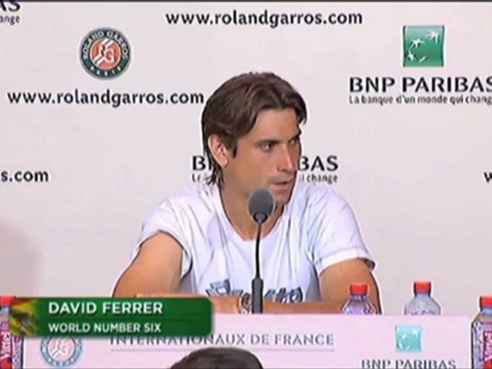 French Open: Ferrer: 'Das Wichtigste ist das nächste Match'